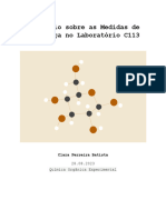 Relatório Sobre As Medidas de Segurança No Laboratório C113