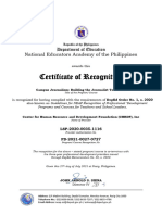 Certificate in Journalism