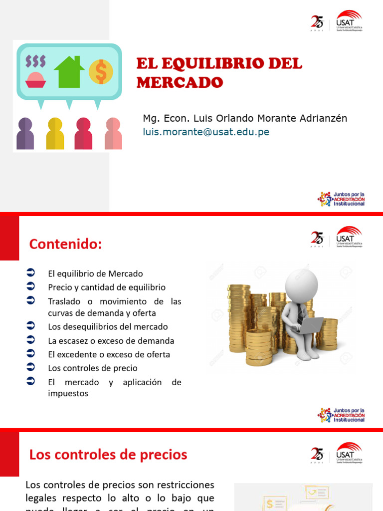 Equilibrio de Mercado y Controles de Precio | PDF | Precios | Oferta ...