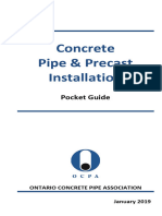 Concrete Pipe Precast Installation Pocket Guide - January 2019