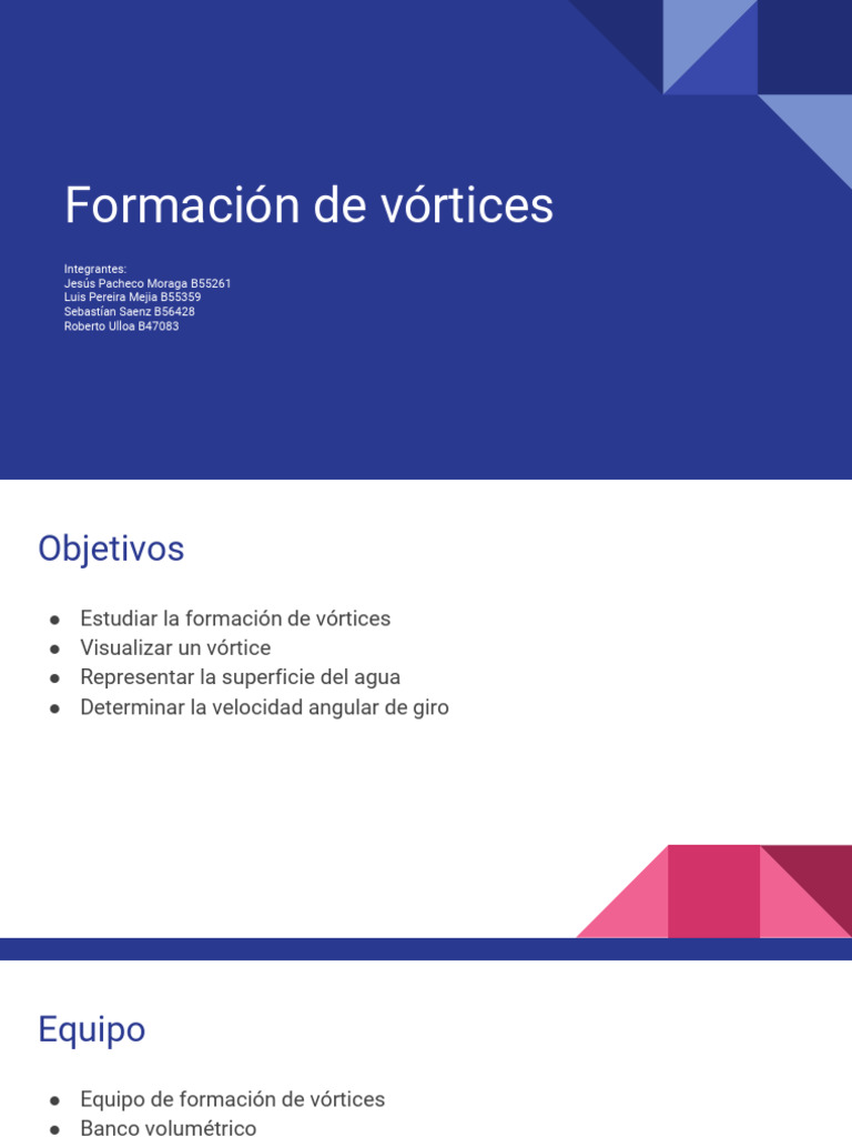 Formacion De Vortices Pdf