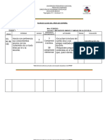 Formato Plan de Clase Español.