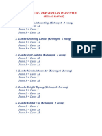 Juara Perlombaan 15-16 Agustus 2023