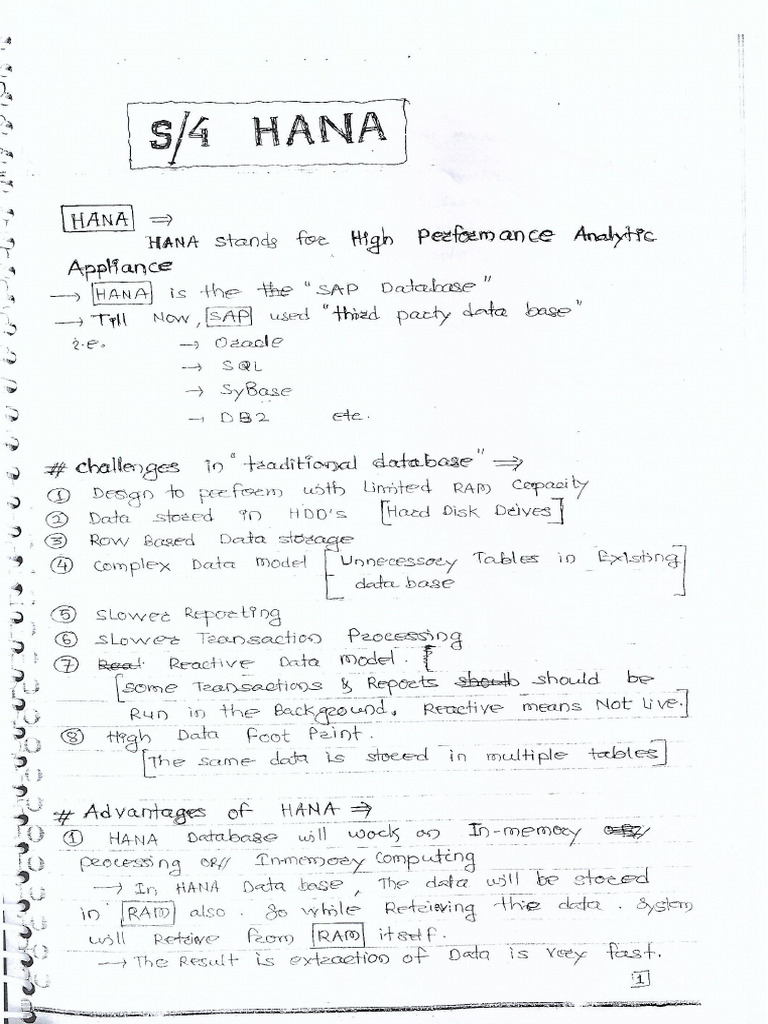 SAP S 4HANA Notes 1673545288 | PDF
