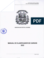 Manual de Clasificadores de Cargos 2022, Casi