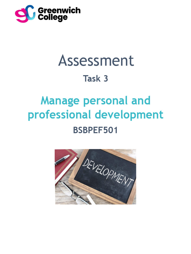 Task 3: Manage Development & Teamwork | PDF | Career & Growth