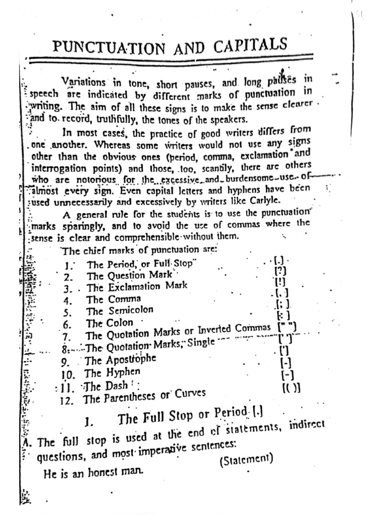 LIST OF PUNCTUATION MARKS AND THEIR USES PDF visual data 6