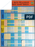 Jadwal Mata Pelajaran SDN Cioancur