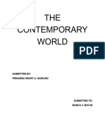 THE Contemporary World: Submitted By: Princess Heart A. Garciso