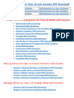 MCQ Questions For Class 10 With Answers PDF Download