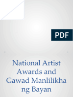 7national Artist Award and Gawad Manlilikha NG Bayan