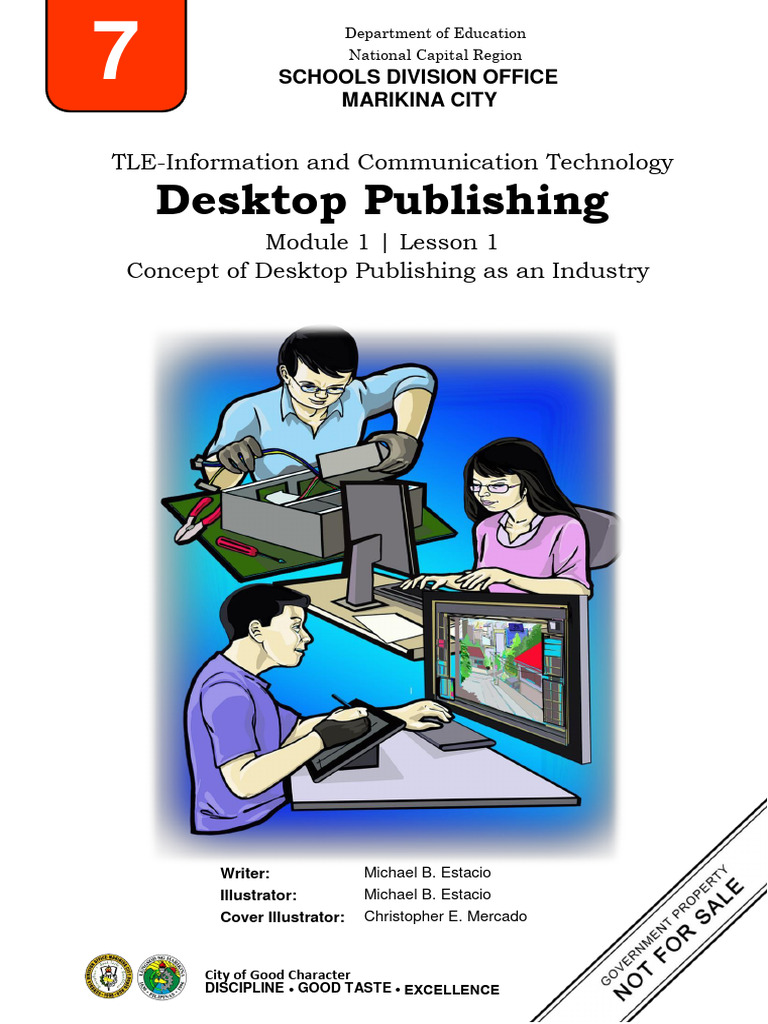 1.1.new-Cover Desktoppub.7 8 q3 Module-1 l1 Intro - To-Dtp Final | PDF