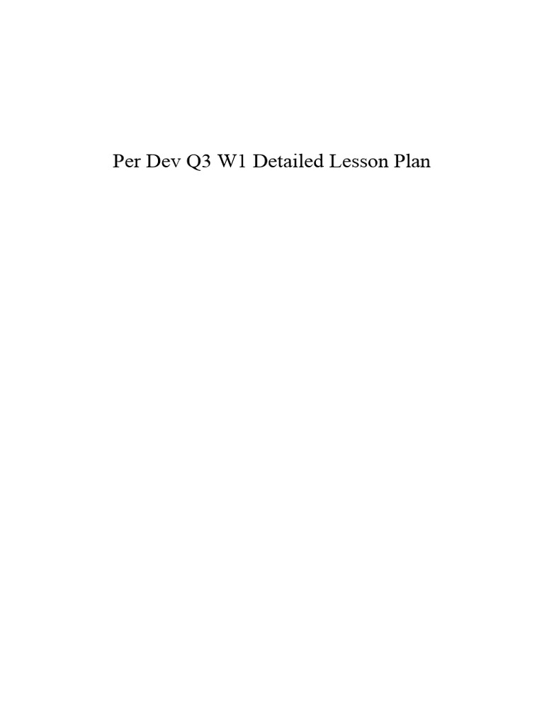 Per dev q3 w1 detailed lesson plan pdf self concept learning