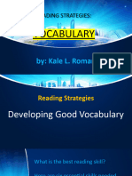 Kale PPT Reading Strategies Vocbulary