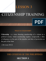 Lesson 3 Citizenship Training