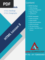 HTML Lesson 3