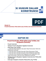 Materi 6 Proyeksi Konstruki, Pihak - Pihak Yang Terlibat Dan Kontrak