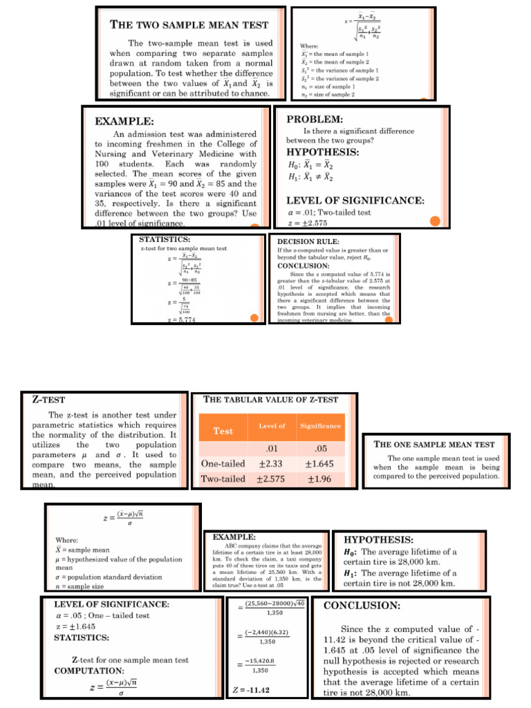 Psychological Statistics Notes Chapter 5 And 6 Pdf