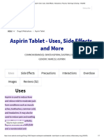 Aspirin Oral - Uses, Side Effects, Interactions, Pictures, Warnings & Dosing - WebMD