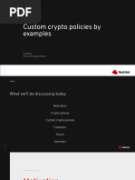Custom Crypto Policies Fosdem