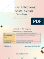 Bacterial Infections Neonatal Sepsis Case Report