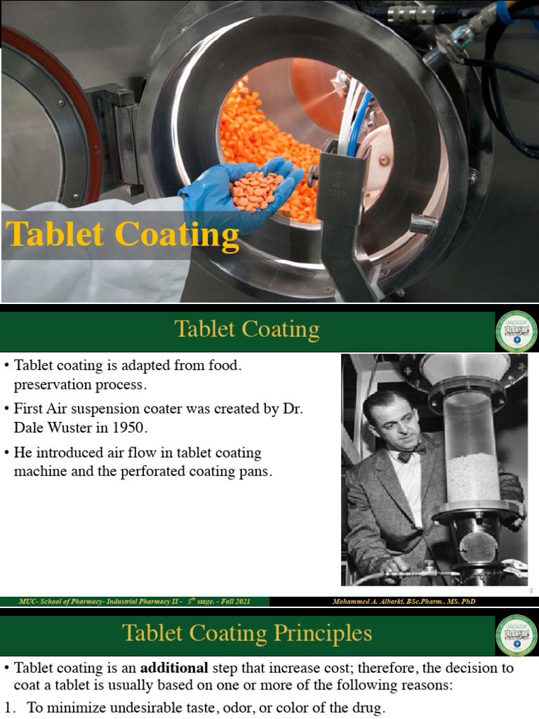 Tablet Coating Techniques and Materials | PDF