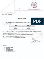 New Transcript & Degree Letter