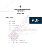 UGC Net Full Syllabus (English)