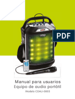 Manual Parlante Bluetooth 606817