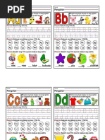 Letrang FF Kindergarten Worksheets | PDF