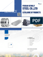 Foshan Sewaly Steel Co., LTD Product Catalog-V2