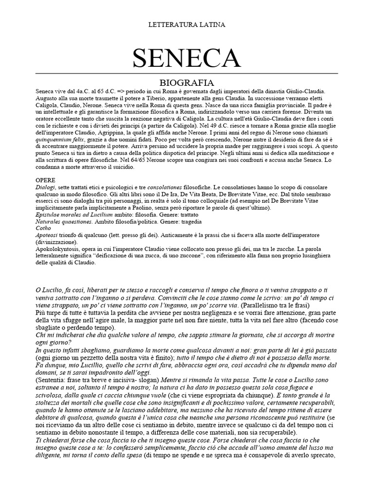 Serenus Seneca Pdf – De la tranquillité de l’âme – AYSPAK