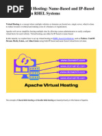 Apache Virtual Hosting Name-Based and IP-Based