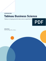 Tableau Business Science - WP