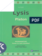 Platon - Lysis (Kabalcı)