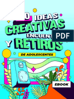 20 Ideas creativas encuentros y retiros de adolescentes - EBOOK