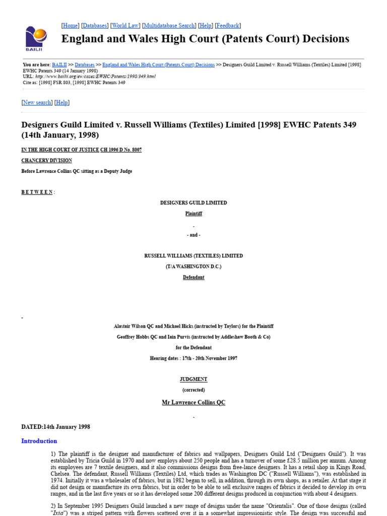 Trial Court Judgment | PDF | Expert Witness | Copyright