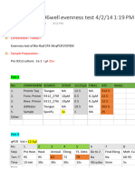 #04-02 QPCR 96well Evenness Test 4/2/14 1:19 PM: Experiment Target