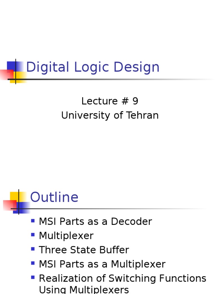 Digital Design Using Mux | PDF