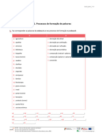 Ficha Gramática - Formação Regular Palavras