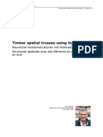 Timber Connections For Space Trusses