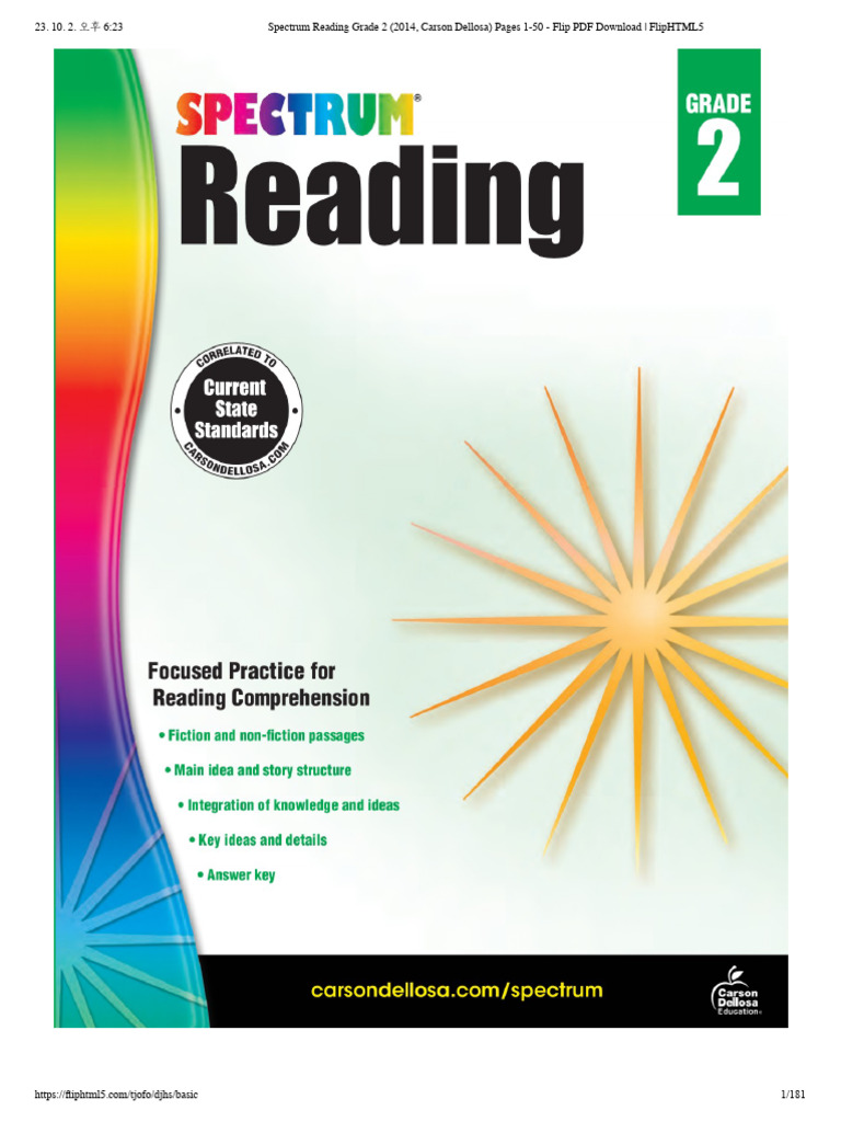 Spectrum Reading Grade 2 | PDF