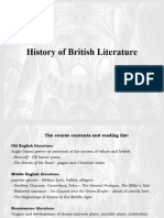 History of British Lit WSIiz