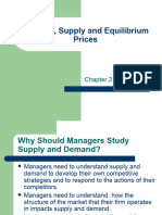 Chapter 2 - Demand, Supply and Equilibrium