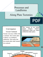 Proccesses and Landforms Along Plate Boundaries