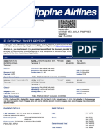 Electronic Ticket Receipt 06JUL For KHAENIEL JOHN CABALLERO