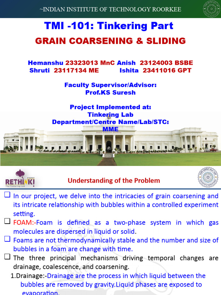 Tinkering TMI 101 Template Progress Review PDF