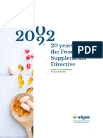 2022 02 EHPM Impact Assessment Food Supplements Directive
