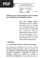 Carta Modelo de Solicitud de Minuta de Levantamiento de 