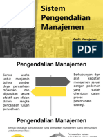 Sistem Pengendalian Manajemen